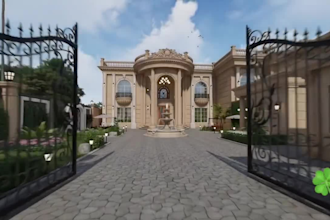 design elegant house architecture and 3d exterior visualization