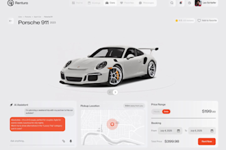 develop rental booking app for bikes, cabs, buses, trucks, yachts, flights