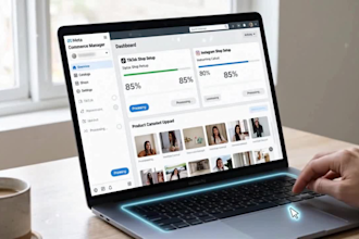 create and optimize your tiktok shop, instagram shop and facebook shop