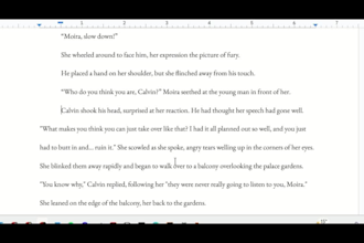 line edit and content edit your work