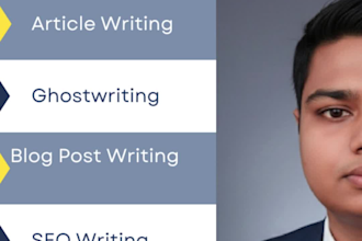 be your professional essay, article and creative writer