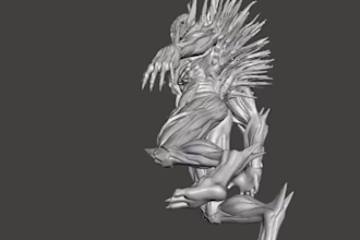 sculpt custom tabletop miniature, dnd model, warhammer for 3d printing