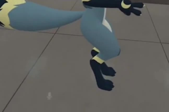 rig and animate your furry vrchat avatar, anime fursona with facial expression