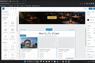 design a modern restaurant website in wordpress
