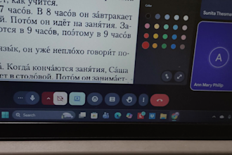 teach russian language in hindi and english