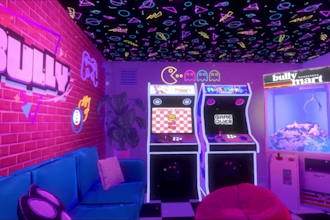 build interactive custom vrchat world, vrc world, 3d background meta vr pc quest