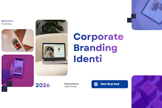design corporate identity brand style guide logo design branding kit brandbook