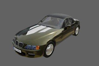 create realistic 3d car model for game, animation rendering and vehicle design