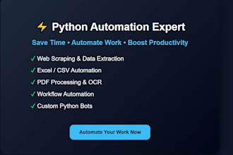 automate repetitive business tasks using python bots