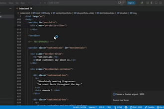build a sales landing page HTML,CSS,js