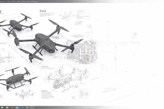 design vtol uav and drone cad model for manufacturing