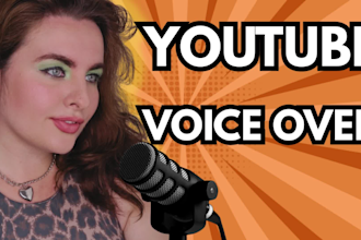 a british female youtube voice over