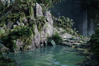 design 3d environment design level design cinematic and 3d island