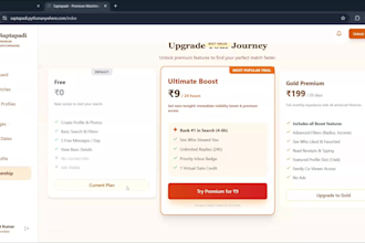 build a professional matrimony website with admin panel