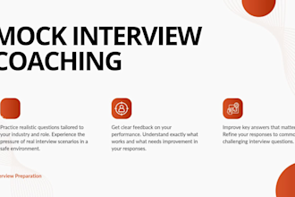 conduct a mock job interview and give you direct, honest feedback