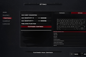 design your video game UI UX