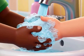 create 3d kids animation video, kids learning video, 3d cartoon kids animation
