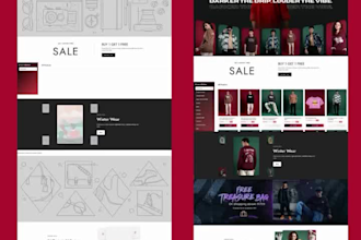 build shopify store, shopify ecommerce website, shopify dropshipping store