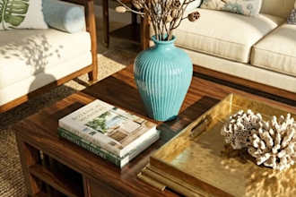 design modern living room interior with realistic 3d render