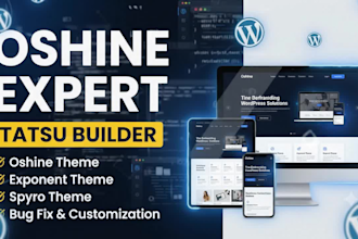 customize oshine and exponent wordpress websites using tatsu builder