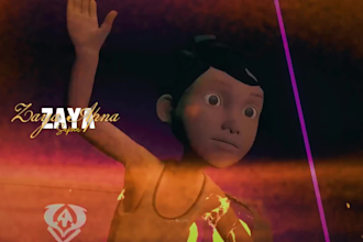 do custom 3d character animation and rigging