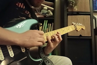 record soulful and distinctive guitar solo for your song