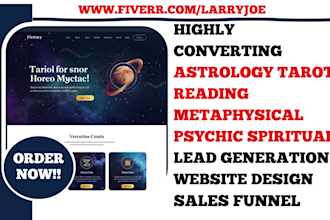 generate spiritual, astrology, tarot reading, metaphysical psychic leads website