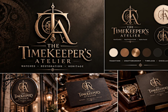 design a modern and elegant logo for your brand