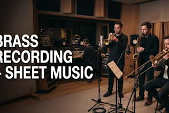 record brass section and transcribe it to sheet music