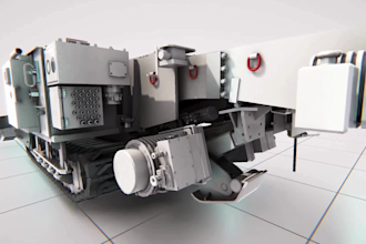 create 3d industrial machinery animation mechanical and engineering video