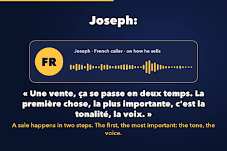 do french cold calling and CRM setup to grow your sales