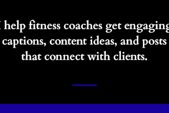 write engaging instagram captions for fitness coaches