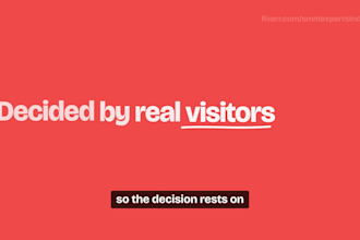 set up ab testing and visitor personalization to get more sales
