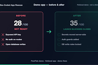 audit and fix your lovable bolt or replit app