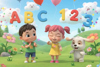 create 2d kids animation, nursery rhymes and educational videos