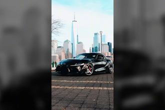 trending car video with effects for reels and tiktok
