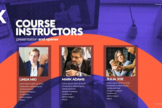 create educational  online course videos and professional video lessons