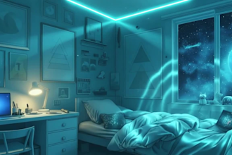 create aesthetic lofi animated background lofi girl animation for cozy lofi art
