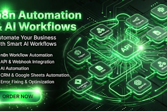 build n8n automation with ai apis webhooks and frontend