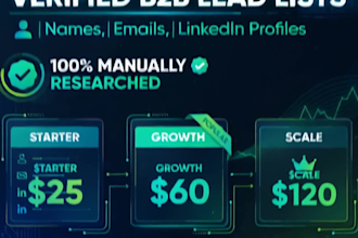 build a verified b2b lead list with emails for your business