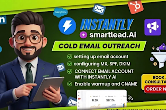 setup and manage instantly ai for email outreach marketing