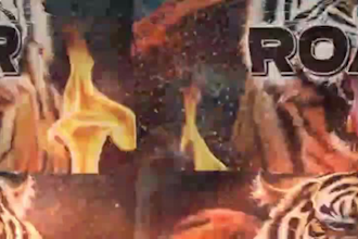 create rap lyric video with trap hip hop urban text animation