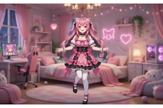 design vtuber model rig high quality live2d vtuber model in anime style