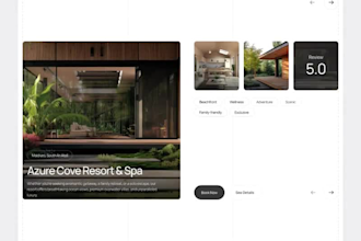 build a hotel booking, resort, woocommerce website