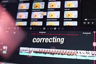 do online course video editing, educational training video online course content