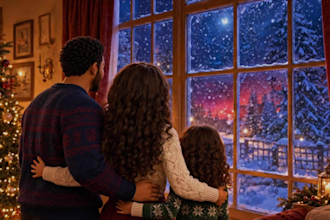 create 3d ai christmas animation, merry christmas and happy new year video