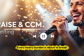 your christian singer, praise vocalist, songwriter and music producer