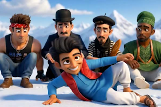 create 3d ai animated kid stories,animate your picture 3d cartoon videos