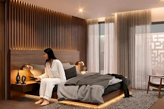 create a realistic 3d bedroom animation