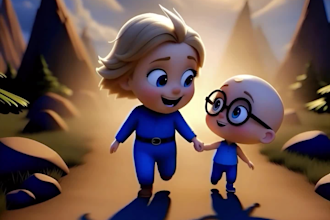 create 3d pixar style, ai animation video, 3d ai video art